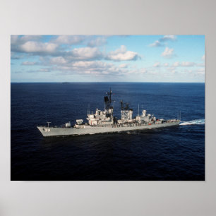 USS MacDonough - Nautische oestroyer Poster