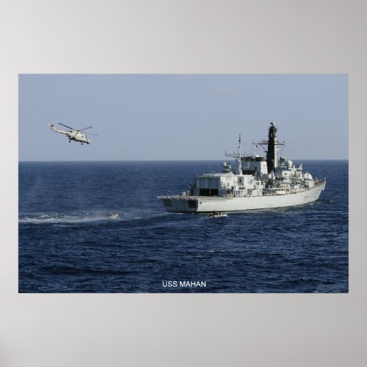 USS Mahan Poster (Voorkant)