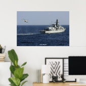 USS Mahan Poster (Thuiskantoor)