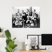 USS Maine Baseball Poster (Thuiskantoor)