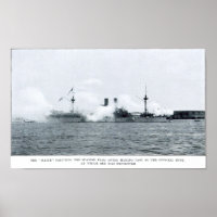 USS Maine in de haven van Havana