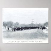 USS Maine op Shore Drill Poster (Voorkant)