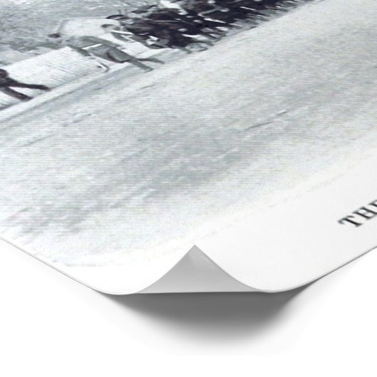 USS Maine op Shore Drill Poster (Hoek)