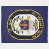 USS MICHAEL MURPHY FLEECE BLANKET DEKEN (Voorkant (Horizontaal))