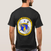 USS Michigan - SSBN 727 T-shirt (Achterkant)