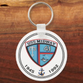 USS MIDWAY CV-41 CARRIER SLEUTELHANGER (Voorkant)