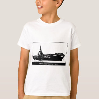 USS MIDWAY CVB-41, marineschip T-shirt
