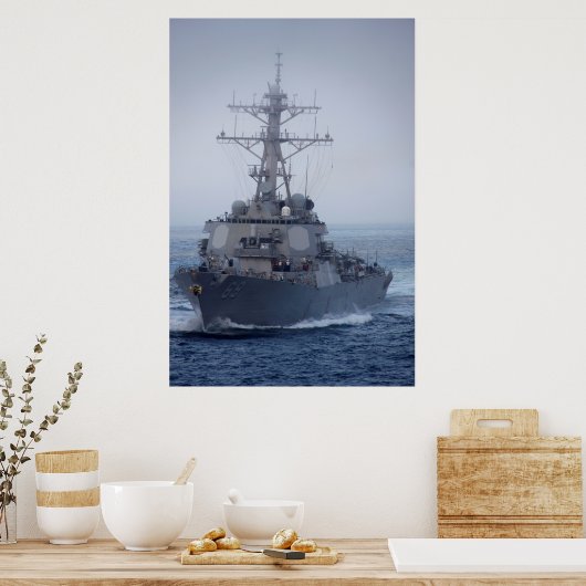 USS Milius (DDG 69) Poster (Keuken)