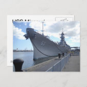 USS Missouri Briefkaart (Voorkant / Achterkant)