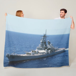 USS MISSOURI FLEECE DEKEN