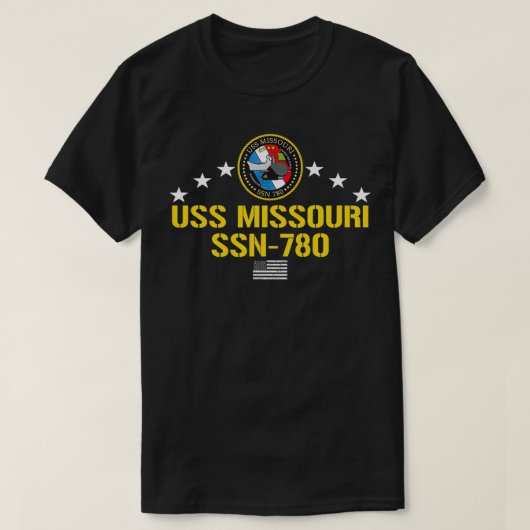 USS Missouri SSN-780 T-shirt (Design voorkant)