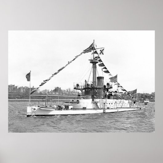 USS Monitor Amphitrite Poster (Voorkant)