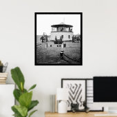 USS Monitor Catskills in Charleston Harbour, SC 18 Poster (Thuiskantoor)