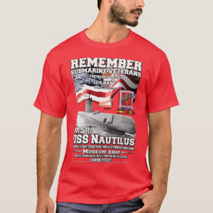 USS Nautilus SSN571 Onderzeebootveteranen T-shirt