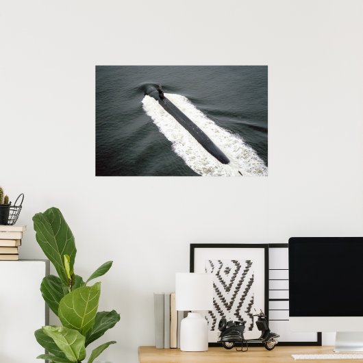 USS Nebraska (SSBN 739) Poster (Thuiskantoor)