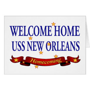 USS New Orleans à la maison bienvenu