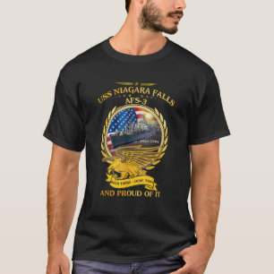 USS Niagara Herfsten AFS 3 1967 1994 T-shirt