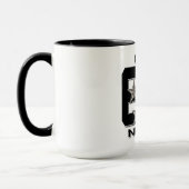 USS NIMITZ 5 STAR NOIR Mug (Gauche)