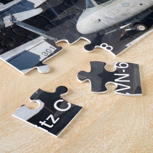 USS Nimitz CVN-68 Jigzaag Puzzle Legpuzzel (Zijkant)