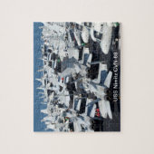 USS Nimitz CVN-68 Jigzaag Puzzle Legpuzzel (Verticaal)