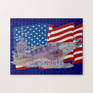 USS Nimitz CVN-68 Puzzle Legpuzzel