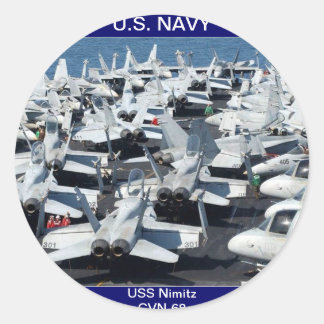 USS Nimitz CVN-68 Vliegtuig Sticker