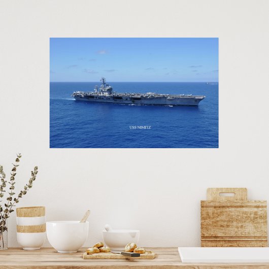 USS Nimitz Poster (Keuken)
