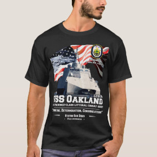 USS Oakland LCS24 Independenceclass litorale comba T-shirt