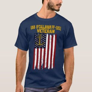 USS OCallahan FF1051 Fregat Veterans Day Fathers T-shirt