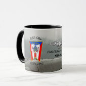 USS Ohio (SSBN-726) Mug avec photo Arrière - plan (Devant gauche)
