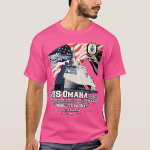 USS Omaha LCS12 Independenceclass litoraal gevecht T-shirt