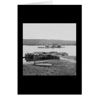 USS Onondaga op de James River, VA 1864