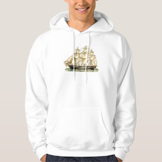 USS Pap  Tall Ship Hoodie (Voorkant)