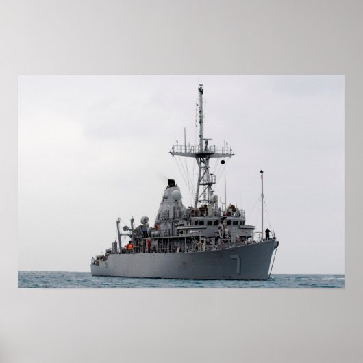 USS Patriot (MCM 7) Poster (Voorkant)