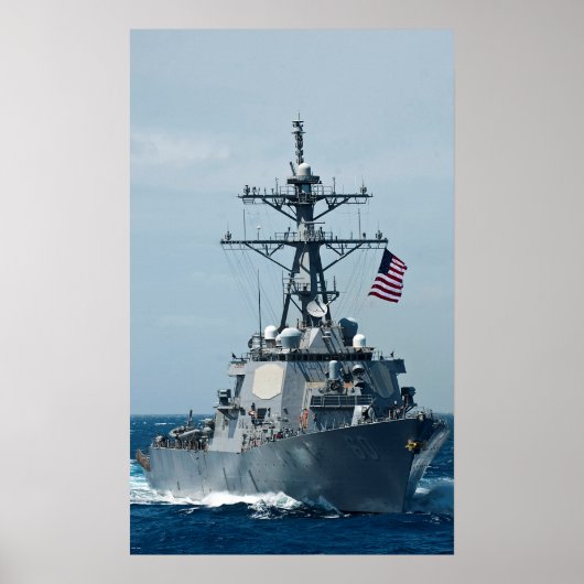 USS Paul Hamilton (DDG 60) Poster (Voorkant)