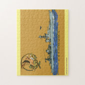 USS Pensacola (CL/CA-24) Puzzle Legpuzzel (Verticaal)