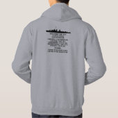 USS Purdy (DD-734) Hoodie (Achterkant)