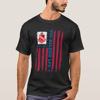 USS Raleigh LPD-1 Amfibietransportdok schip V T-shirt