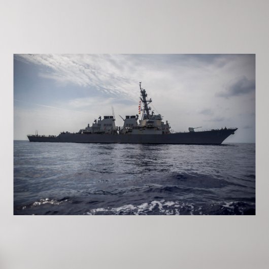 USS Ramage (DDG 61) Poster (Voorkant)