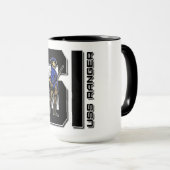 USS RANGER 61 Mug (Devant droit)