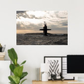 USS Rhode Island (SBN 740) Poster (Thuiskantoor)