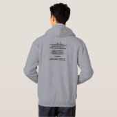 USS Rowan (DD-782) Hoodie (Achterkant volledig)