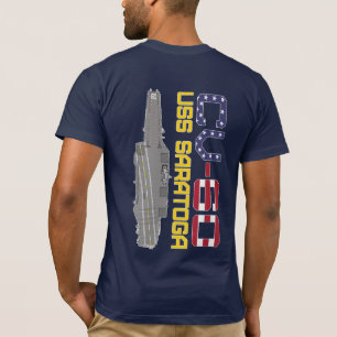 USS SARATOGA CV-60 T-shirt