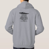 USS Soley (DD-707) Hoodie (Achterkant)