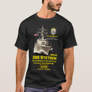 USS Stethem DDG63 Destroyer Veteranen T-shirt