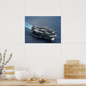 USS Theodore Roosevelt (CVN 71) Poster (Keuken)