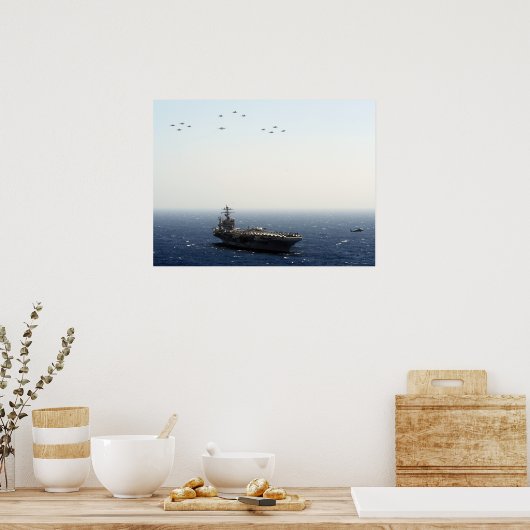 USS Theodore Roosevelt (CVN 71) Poster (Keuken)