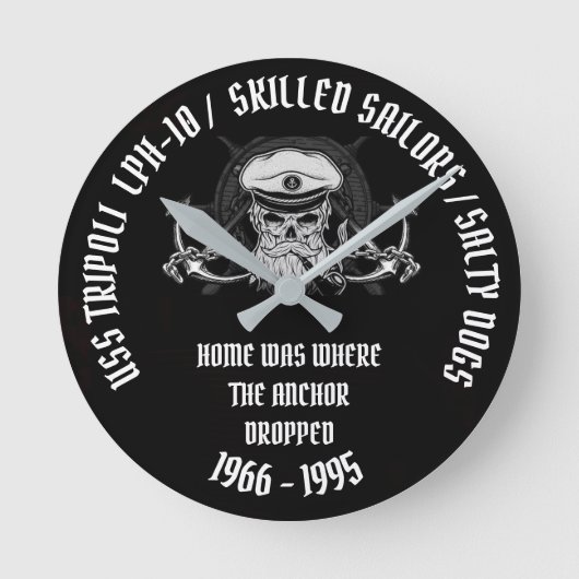 USS TRIPOLI (LPH-10) RONDE KLOK (Voorkant)