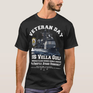 USS Vella Gulf CG72 US Navy Cruiser Veterans T-shirt