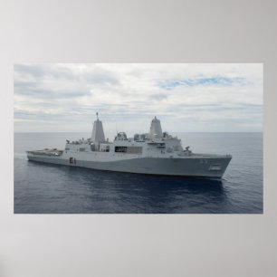 USS-verankering (LPD 23) Poster
